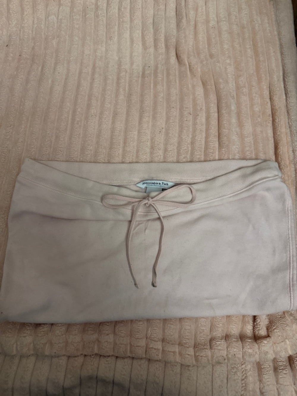 Abercrombie & Fitch Blush Pink Cotton Pullover
